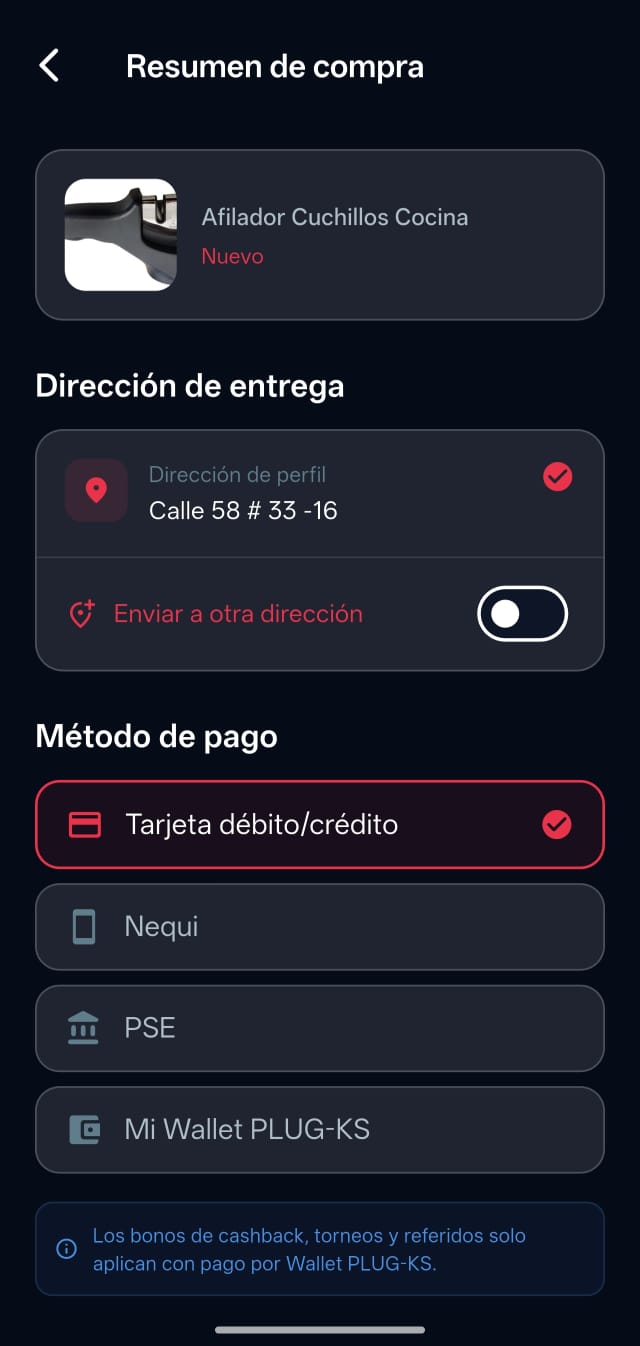 Métodos de pago
