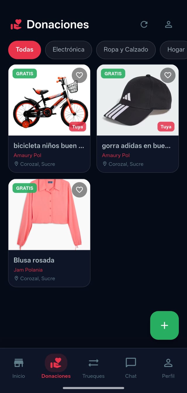 Pantalla de donaciones PLUG-KS