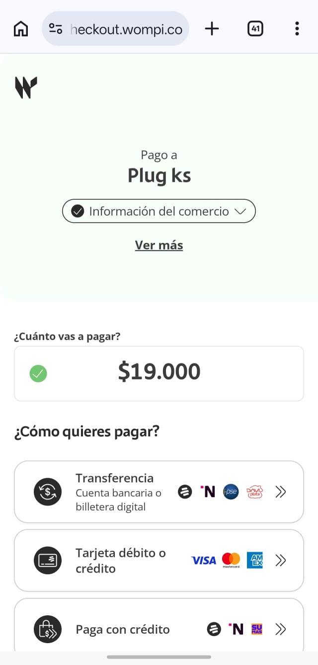 Pasarela Wompi